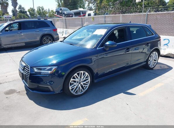 WAUTPBFF0JA059798 2018 AUDI A3 Blue Front left