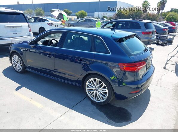 WAUTPBFF0JA059798 2018 AUDI A3 Blue Rear left
