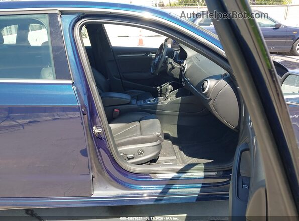 WAUTPBFF0JA059798 2018 AUDI A3 Blue Front interior view