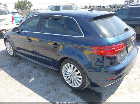 WAUTPBFF0JA078450 2018 AUDI A3 Blue Tył lewy