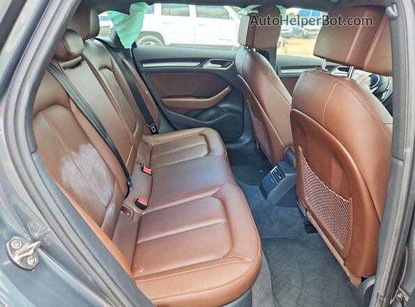 WAUTPBFF1GA066185 2016 AUDI A3 Gray უკანა სავარძლების ხედი