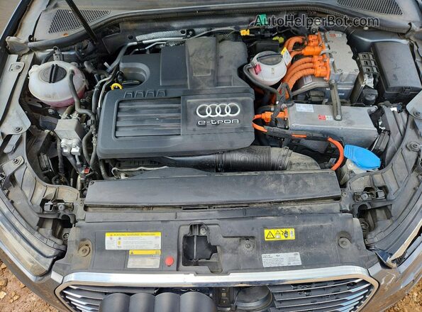 WAUTPBFF1GA066185 2016 AUDI A3 Gray უკანა სალონის ხედი