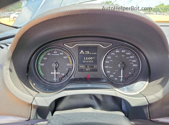 WAUTPBFF1GA066185 2016 AUDI A3 Gray ხელსაწყოთა პანელის ხედი