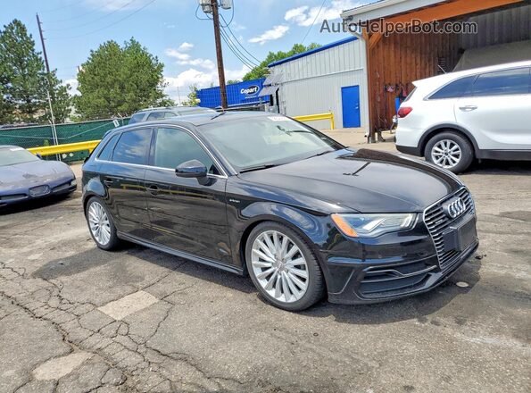 WAUTPBFF1GA109925 2016 AUDI A3 Black წინა მარჯვენა