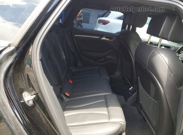 WAUTPBFF1GA109925 2016 AUDI A3 Black უკანა სავარძლების ხედი