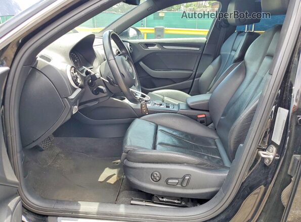 WAUTPBFF1GA109925 2016 AUDI A3 Black წინა სალონის ხედი