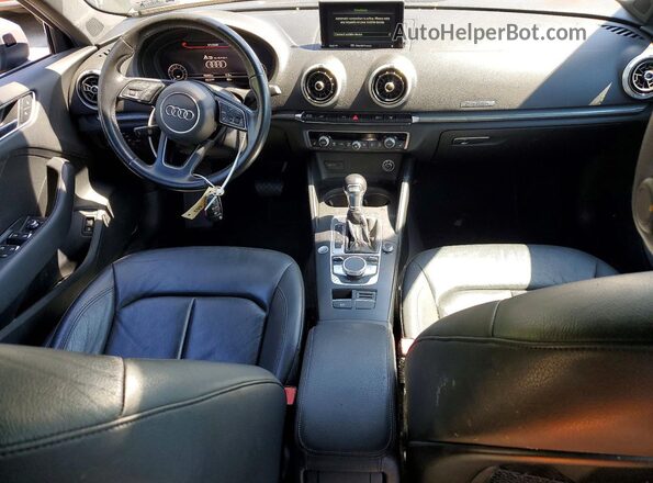 WAUTPBFF5HA047754 2017 AUDI A3 Gray Widok deski rozdzielczej