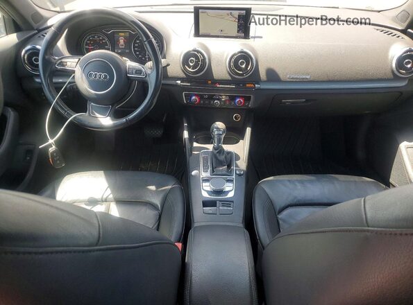 WAUTPBFF6GA129152 2016 AUDI A3 White Առջևի վահանակի տեսք