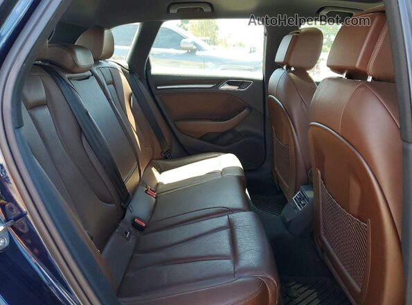WAUTPBFF9JA096025 2018 AUDI A3 Blue Widok wnętrza z tyłu