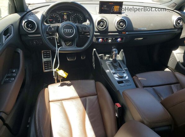 WAUTPBFF9JA096025 2018 AUDI A3 Blue Widok zestawu wskaźników