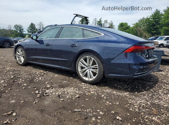 WAUV2AF21KN092091 2019 AUDI A7 Синий Задняя левая четверть