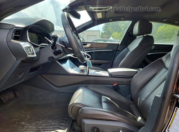 WAUV2AF21KN094021 2019 AUDI A7 Black Widok wnętrza z przodu