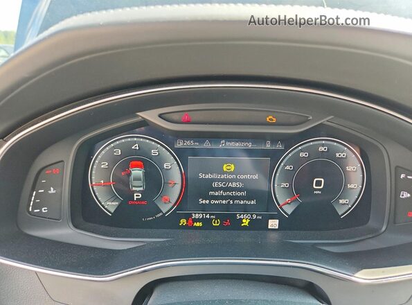 WAUV2AF21KN094021 2019 AUDI A7 Black Widok zestawu wskaźników