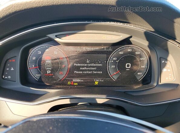 WAUV2AF22KN101588 2019 AUDI A7 Gray ხელსაწყოთა პანელის ხედი