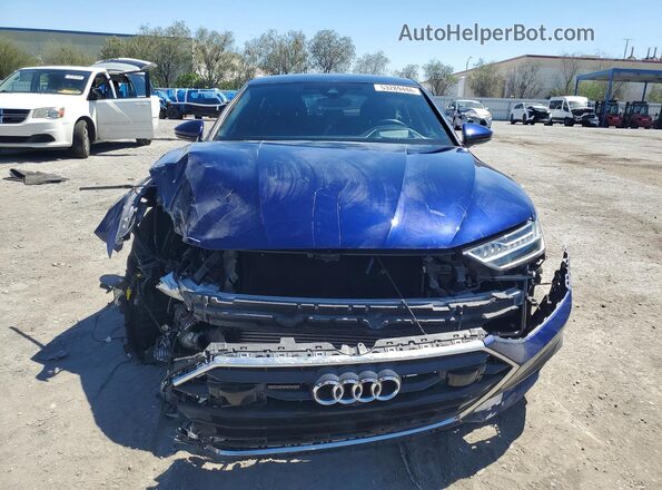 WAUV2AF26MN070171 2021 AUDI A7 Blue Front view