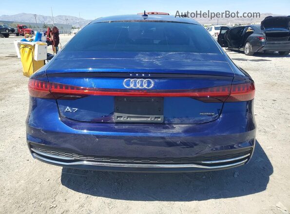 WAUV2AF26MN070171 2021 AUDI A7 Blue Rear view