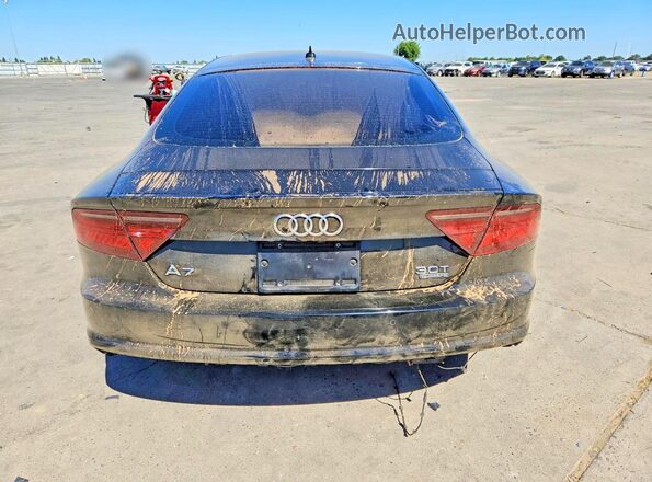 WAUW2AFC1HN058044 2017 AUDI A7 Black Rear view