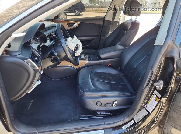 WAUW2AFC1HN058044 2017 AUDI A7 Black Front interior view