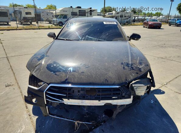 WAUW2AFC1HN058044 2017 AUDI A7 Black Front view