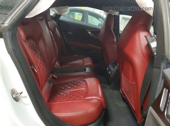 WAUW2AFCXGN031729 2016 AUDI S7 White Widok tylnych siedzeń