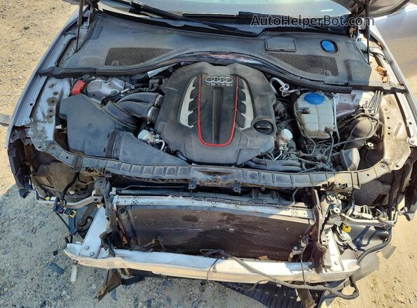WAUW2BFC8GN020282 2016 AUDI S7 Серебряный Вид задней части салона