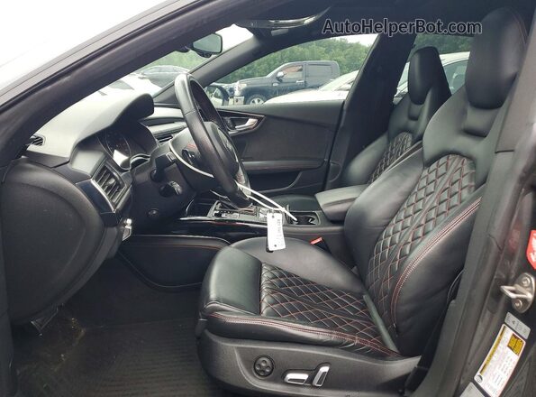 WAUW3AFC8HN015057 2017 AUDI A7 Серый Вид салона спереди