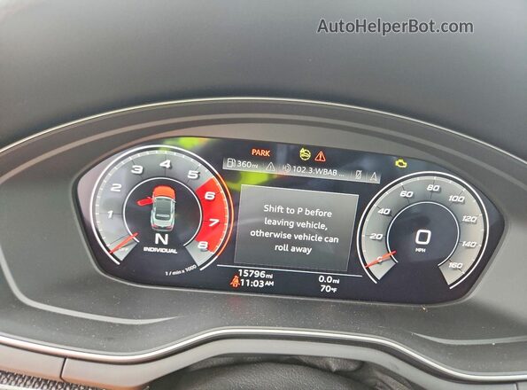 WAUW4GF5XRN000515 2024 AUDI S5 Белый Вид щитка приборов