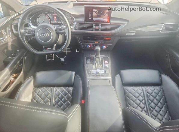 WAUWFAFC2HN118580 2017 AUDI S7 Gray Widok deski rozdzielczej