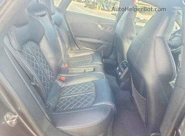 WAUWFAFC2HN118580 2017 AUDI S7 Gray Widok tylnych siedzeń