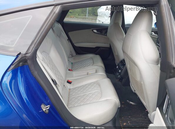 WAUWFAFC6HN040868 2017 AUDI S7 Blue VIN sticker view