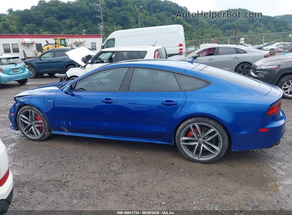 WAUWFAFC6HN040868 2017 AUDI S7 Blue 360 interior view