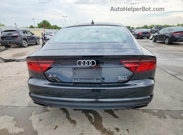 WAUWGAFC2GN003411 2016 AUDI A7 Black Rear view