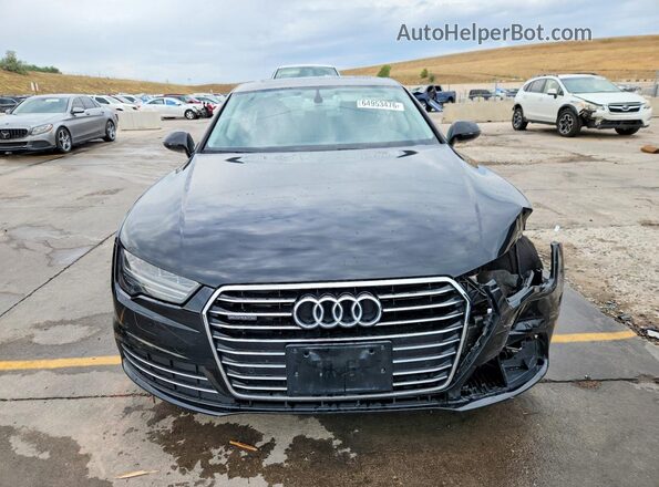 WAUWGAFC2GN003411 2016 AUDI A7 Black Front view