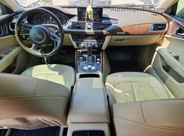 WAUWGAFC5GN115037 2016 AUDI A7 Brown Dashboard view