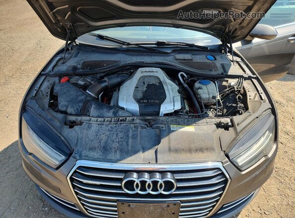 WAUWGAFC5GN115037 2016 AUDI A7 Brown Rear interior view