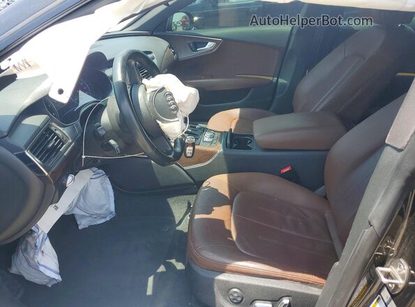 WAUWGAFC6GN196355 2016 AUDI A7 Black წინა სალონის ხედი