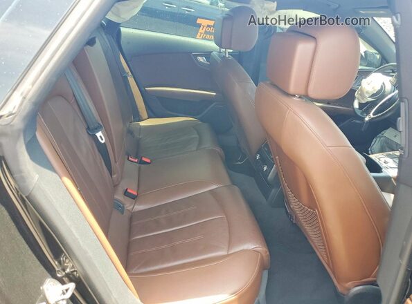 WAUWGAFC6GN196355 2016 AUDI A7 Black უკანა სავარძლების ხედი