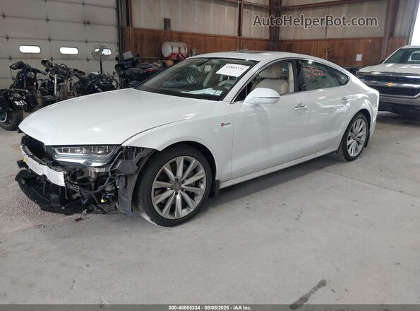 WAUWGAFC7GN102497 2016 AUDI A7 White Առջևի ձախ երեք քառորդ տեսարան