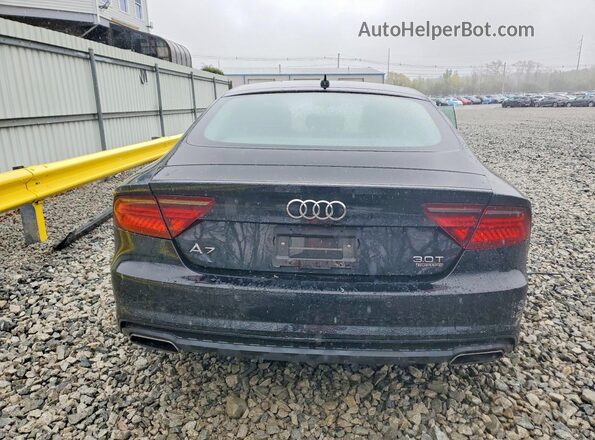 WAUWGAFC8GN154897 2016 AUDI A7 Black Հետևի տեսք