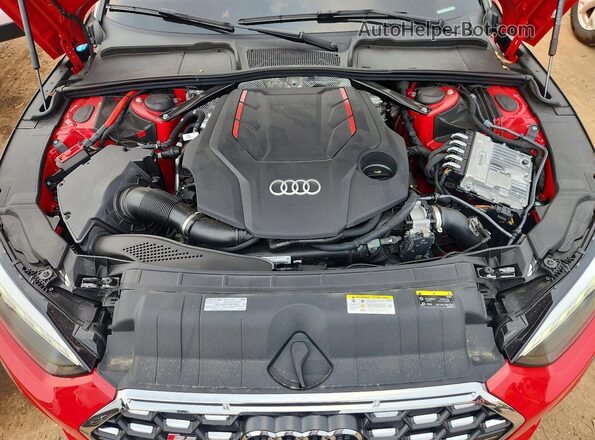 WAUY4GF57RN010153 2024 AUDI S5 Красный Вид задней части салона
