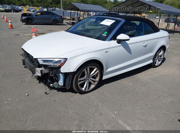 WAUY8LFF1J1011302 2018 AUDI A3 White Przód lewy