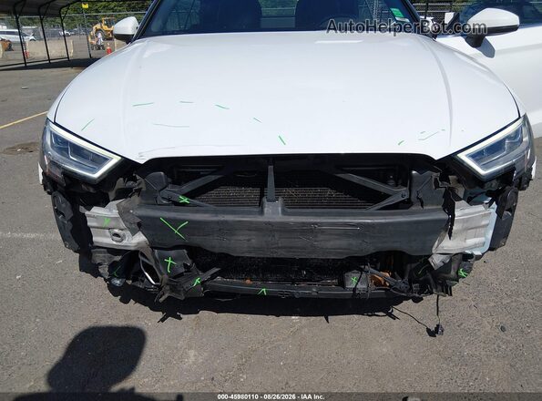 WAUY8LFF1J1011302 2018 AUDI A3 White Widok z przodu