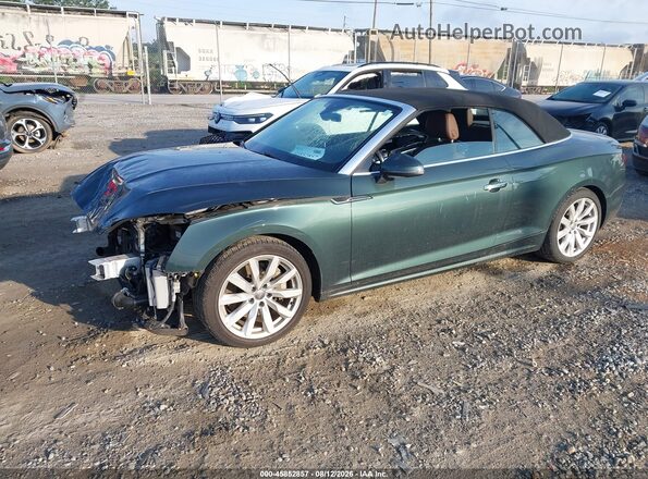 WAUYNGF51JN018797 2018 AUDI A5 Зеленый Передняя левая четверть