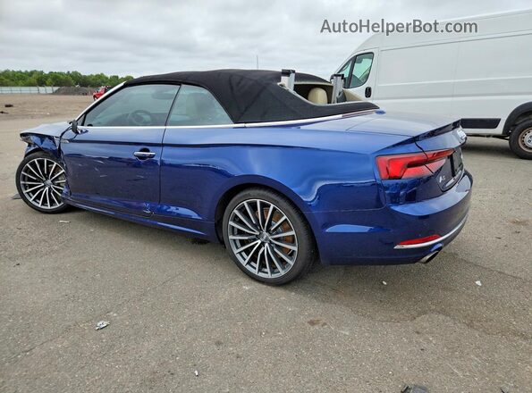 WAUYNGF54JN012802 2018 AUDI A5 Blue Rear left