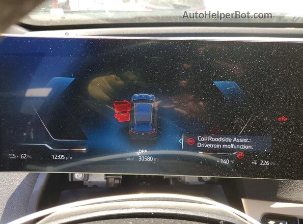 WB523CF04SCT67960 2025 BMW IX Black ხელსაწყოთა პანელის ხედი