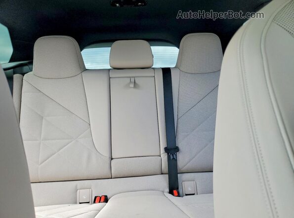 WB523CF05RCR52749 2024 BMW IX Black Rear seats view