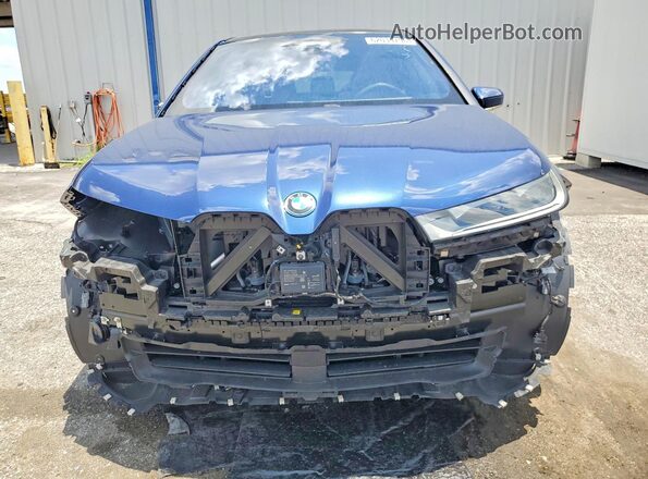 WB523CF06RCR08663 2024 BMW IX Синий Вид спереди