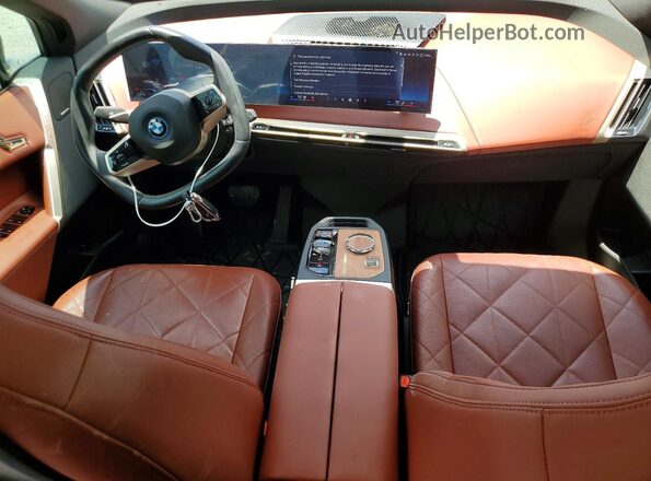 WB523CF06RCR08663 2024 BMW IX Синий Вид панели приборов