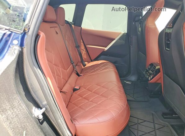 WB523CF06RCR08663 2024 BMW IX Синий Вид задней части салона