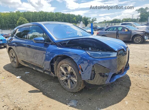 WB523CF07SCS85866 2025 BMW IX Blue Передня права чверть